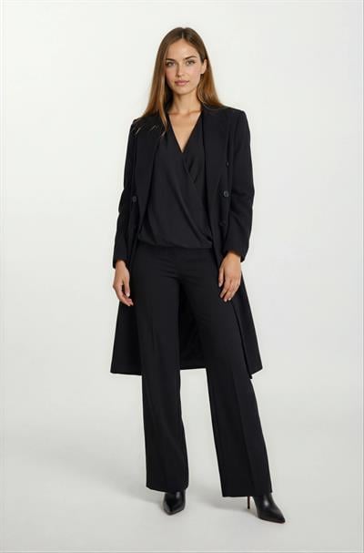 Duong Mono Yaka Kruvaze Kaban SİYAH