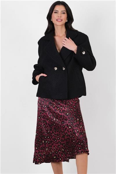 Efrikian Kruvaze Yandan Cepli Salaş Kaban SİYAH