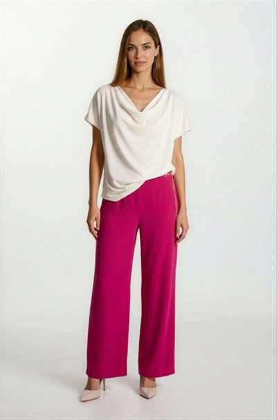 Evandro Degaje Yaka Kolsuz Bluz EKRU