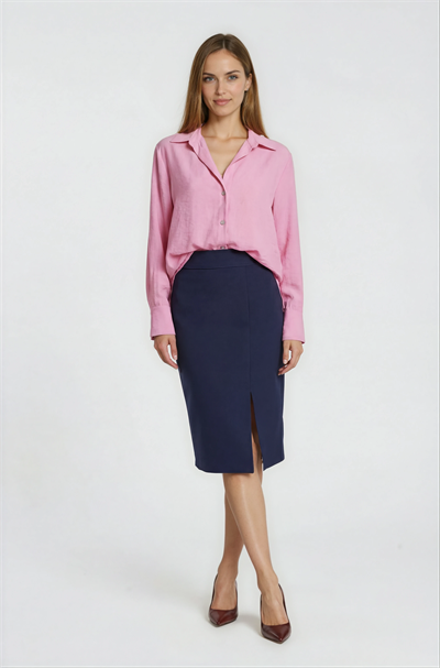 Featherston Erkek Yaka Sırt A Pile Gömlek PEMBE