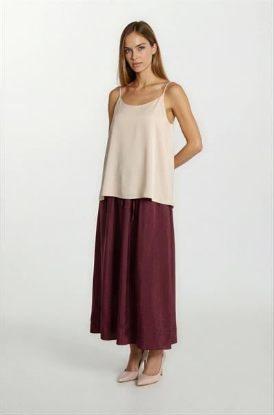 Filangieri İnce Askılı Salaş Bluz BEJ