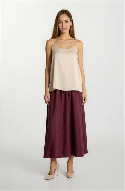 Filangieri İnce Askılı Salaş Bluz BEJ