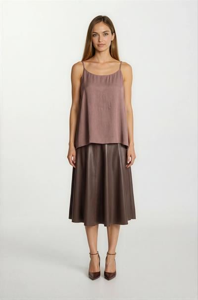 Filangieri İnce Askılı Salaş Bluz KAHVE