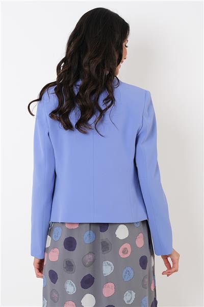 Florinia Krep Ceket LİLA