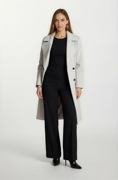 Fuhrman Kruvaze Geniş Yakalı Kaban KREM