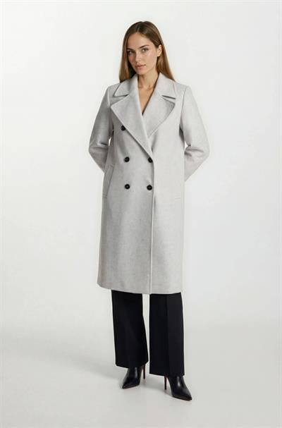 Fuhrman Kruvaze Geniş Yakalı Kaban KREM