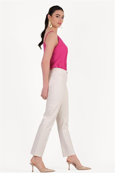 Gerlando Flotalı Cepli Dar Paça Pantolon TAŞ