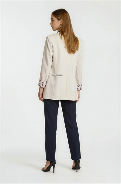 İki Düğmeli Klasik Yaka Ceket TAŞ