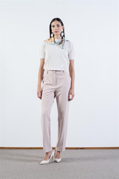 İncoronato Klasik Krep Pantolon BEJ