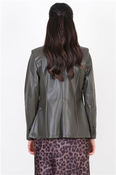 İrvana Mono Yaka Blazer Ceket HAKİ