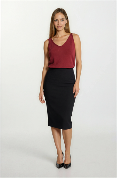 İsmaele  Kalem Etek SİYAH