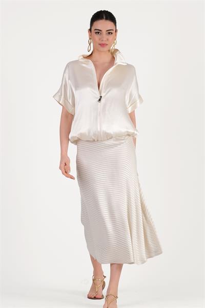 İsora Beli Lastikli Balık Etek TAŞ