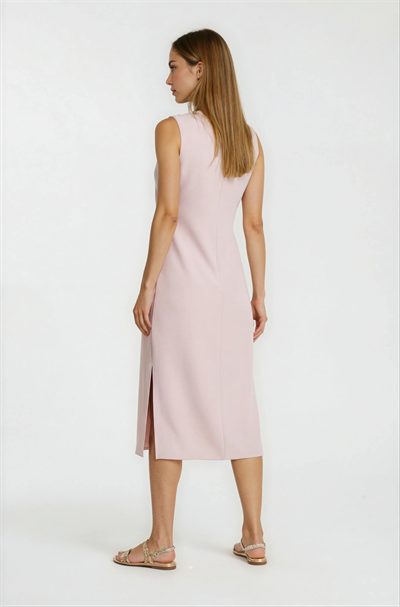 Lavinya Krep Elbise PUDRA