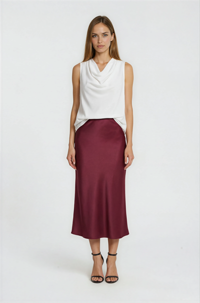 Licio Degaje Yaka Bluz EKRU