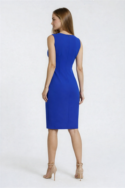 Kare Yaka Klasik Elbise SAKS