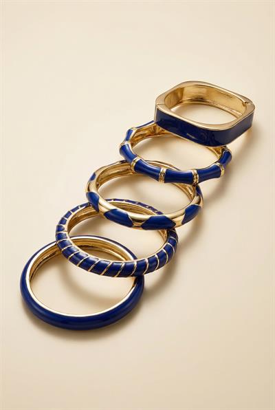 Mineli İmza Bilezik MAVİ