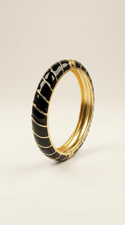 Mineli İmza Bilezik SİYAH