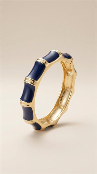 Mineli Kelepçe Bilezik LACİVERT