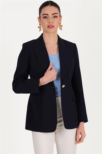 Onelda Erkek Yaka Tek Düğme  Ceket LACİVERT
