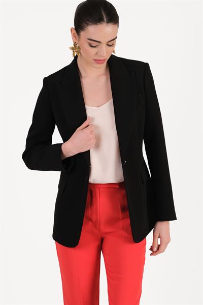 Onelda Erkek Yaka Tek Düğme  Ceket SİYAH