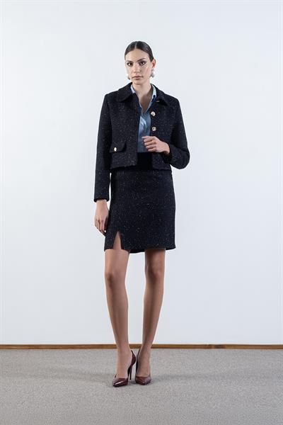 Orenzio Gömlek Yaka Cep Kapaklı Ceket LACİVERT