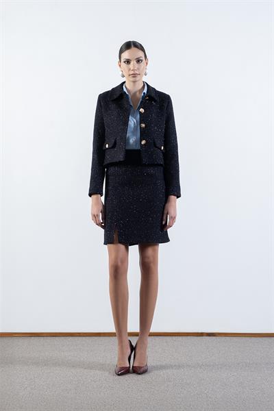 Orenzio Gömlek Yaka Cep Kapaklı Ceket LACİVERT