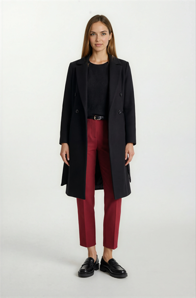 Orfello Mono Yaka Kruvaze Kaban SİYAH