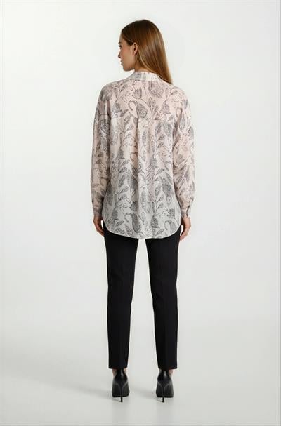 Ortolana Yanı Yırtmaçlı Patlı Salaş Gömek EKRU