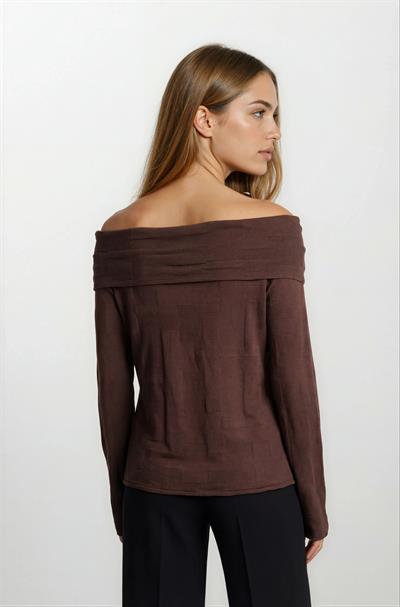 Oscardo Madanno Yaka Triko KAHVE