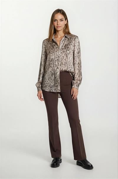 Palmeria Erkek Yaka Gömlek KAHVE