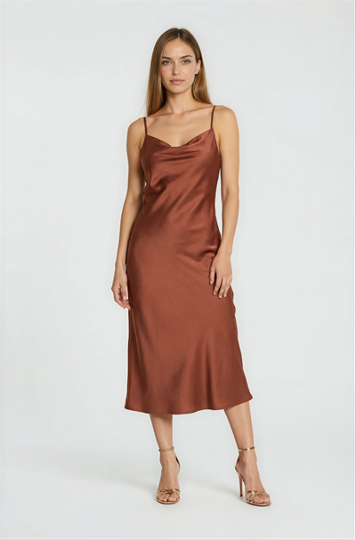 Paolantoni Degaje Yaka Elbise TABA