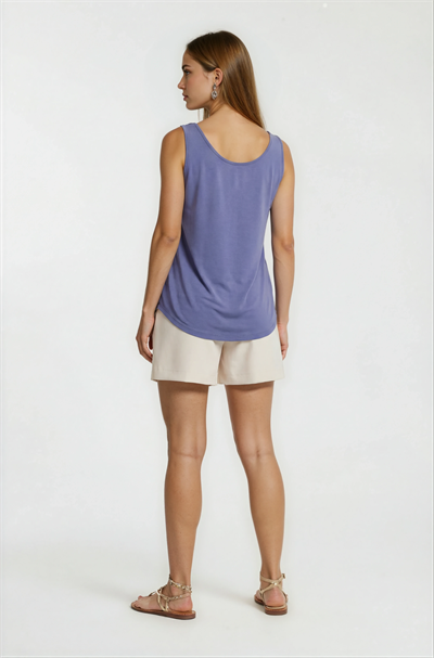 Paridina Önü Düğme Detaylı Mini Şort BEJ