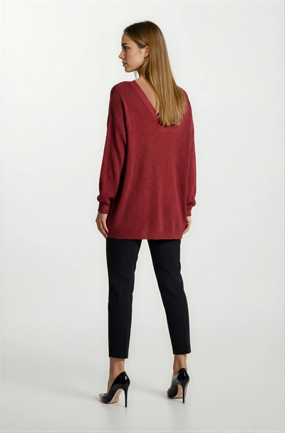 Pennie Ön Arka V Triko BORDO