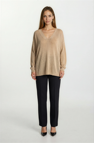 Pennie Ön Arka V Triko CAMEL