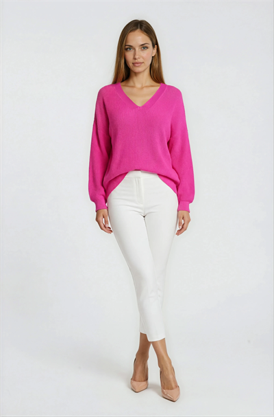 Pennie Ön Arka V Triko FUŞYA