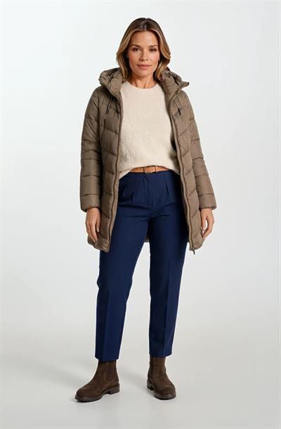 Primillo Nordic Uzun Kapüşonlu Şişme Mont HAKİ