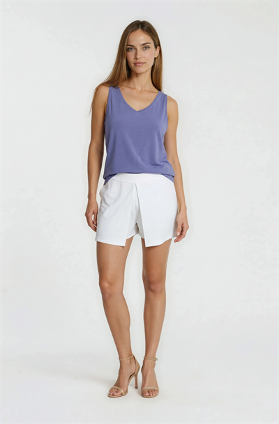 Rennison Kemersiz A Pile Şort EKRU