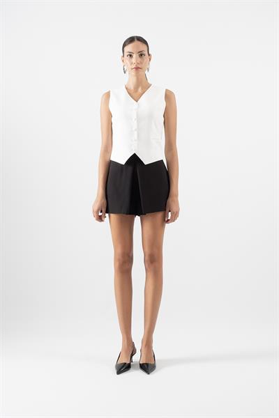 Rennison Kemersiz A Pile Şort SİYAH