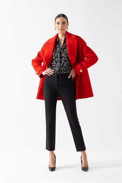 Renuccio Kruvaze Yandan Cepli Salaş Kaban KIRMIZI