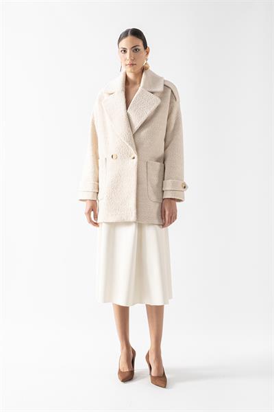 Renuccio Kruvaze Yandan Cepli Salaş Kaban BEJ