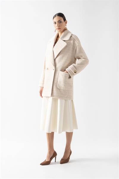 Renuccio Kruvaze Yandan Cepli Salaş Kaban BEJ