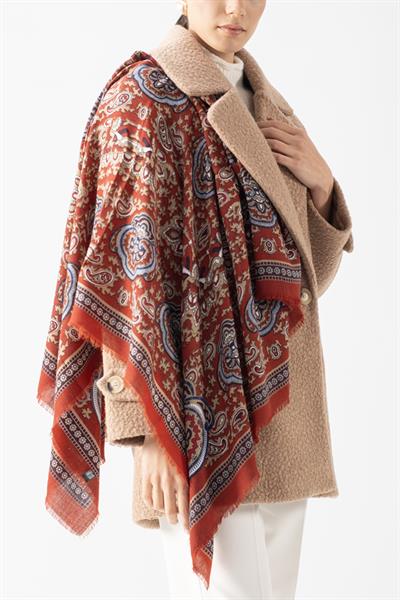 Renuccio Kruvaze Yandan Cepli Salaş Kaban CAMEL