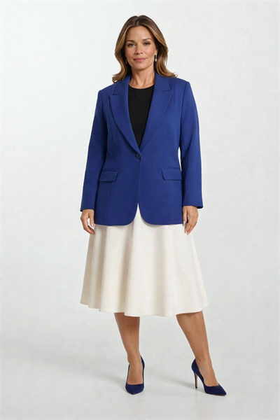 Sanfelice Klasik Yaka Tek Düğme Ceket LACİVERT