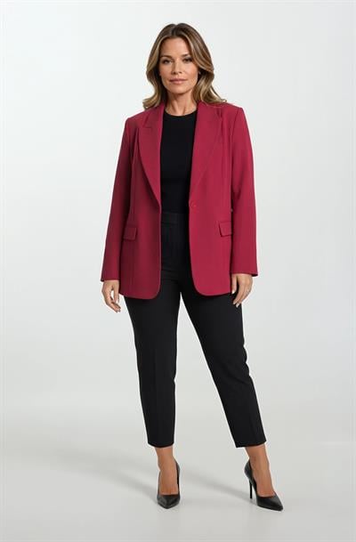 Sanfelice Klasik Yaka Tek Düğme Ceket BORDO
