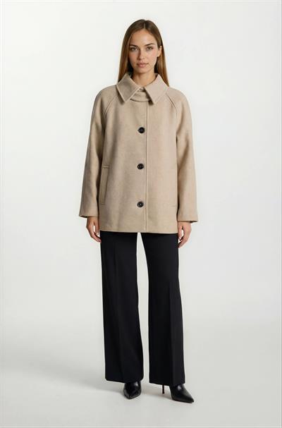 Schettino Gömlek Yaka Mont BEJ