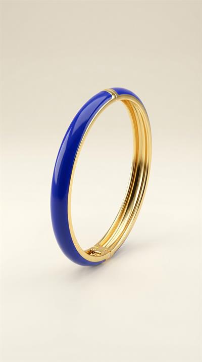 Şık Kelepçe Bilezik MAVİ