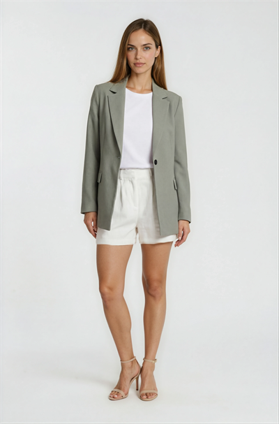 Tek Düğmeli Klasik Yaka Ceket ÇAĞLA