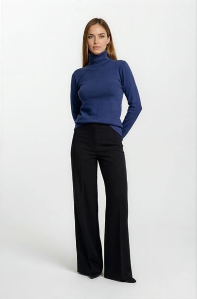 Valverde Balıkçı Yaka Uzun Kol Triko LACİVERT