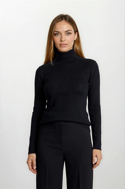 Valverde Balıkçı Yaka Uzun Kol Triko SİYAH