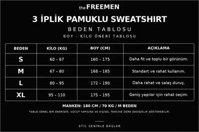 3 İplik Basic Oversize Sweatshirt Beyaz